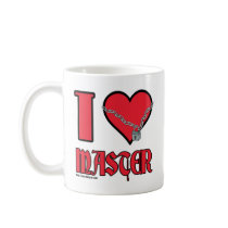 I Love Master Coffee Mug