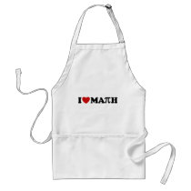 I Love Math Apron