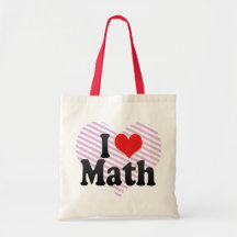 I Love Math Bags