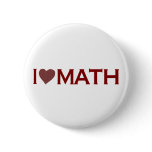 I Love Math buttons