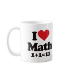 I Love Math! Coffee Mug