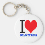 I love maths key chains