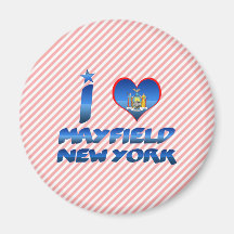 I love Mayfield, New York Fridge Magnet