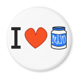 I Love Mayo! Refrigerator Magnets