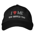 I Love Me Embroidered Hat embroidered hats