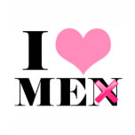 I Love ME (men) t-shirts
