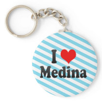 I Love Medina, Saudi Arabia Keychains