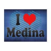I Love Medina, Saudi Arabia Postcard