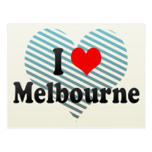 I Love Melbourne, Australia Post Cards