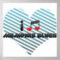 I Love Memphis Blues Print