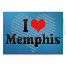 I Love Memphis Greeting Cards