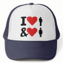 I love men and women hats