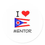 I Love Mentor Ohio Sticker