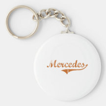 I Love Mercedes Texas Keychain