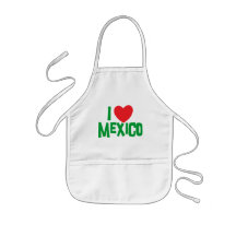 I Love Mexico Apron