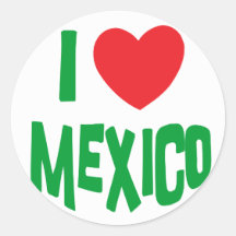 I Love Mexico Sticker