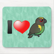 I Love Meyer's Parrots Mouse Pads