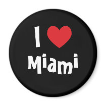 I Love Miami magnets