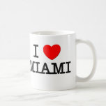 I Love Miami New Jersey Coffee Mugs