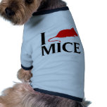 I Love Mice pet clothing