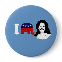 I Love Michelle Bachman Pins