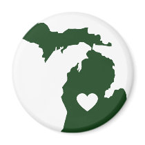 I Love Michigan magnets