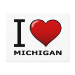 I LOVE MICHIGAN postcards