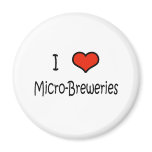 I Love Micro-Breweries magnets