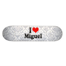 I love Miguel Skate Board Decks