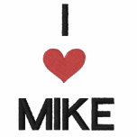 'I LOVE MIKE'---  FOR VALENTINES DAY - Customised embroidered shirts