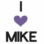 'I LOVE MIKE'---  FOR VALENTINES DAY embroidered shirts