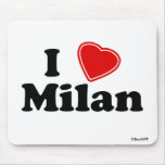 I Love Milan mousepads