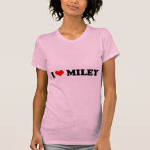 I LOVE MILEY / I HEART MILEY TEE SHIRTS