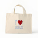 I Love Milk Bag