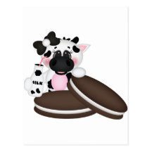 I Love Milk Cow Post Cards