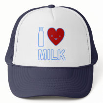 I Love Milk Hat