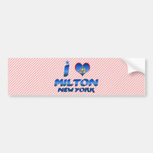 I love Milton, New York Bumper Sticker