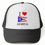 I Love Minerva Ohio Hat