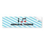 I Love Minimal Techno bumper stickers