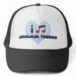 I Love Minimal Techno hats