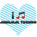I Love Minimal Techno photo sculptures