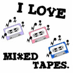 I Love Mixed Tapes photo sculptures