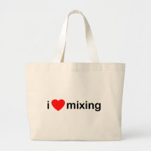 I Love Mixing Tote Bags
