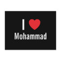 I love Mohammad postcards