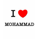 I Love Mohammad t-shirts