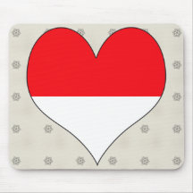 I Love Monaco Mousemat