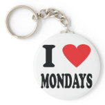 I love mondays icon keychains