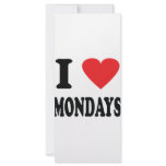 I love mondays icon rack cards