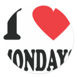 I love mondays icon stickers