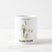 I Love Money Basketball Mug